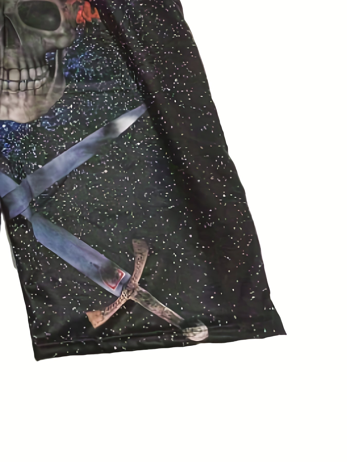 Men's Galaxy Skull Graphic Shorts - Stylish & Comfortable 3D Print Casual Shorts