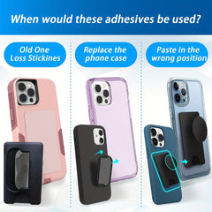 8pcs Replacement Sticky Adhesive Tapes for Socket Up Wallet & Socket Wallet Plas