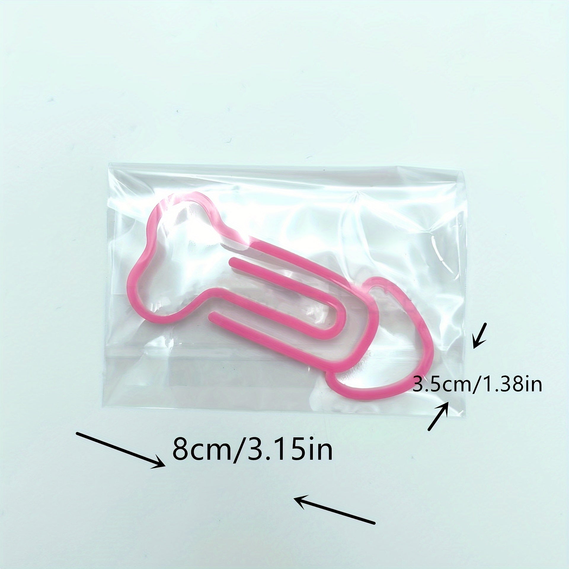 Colorful Plastic Bookmark Paper Clip