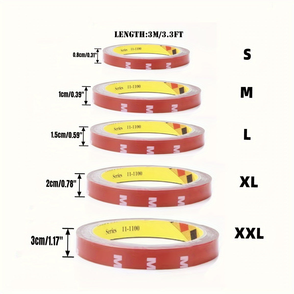 Strong Double sided Adhesive High Viscosity Car Special Tape