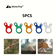 Quick Knotting Carabiner for Camping Hiking Climbing 3 Hole Easy Adjustments