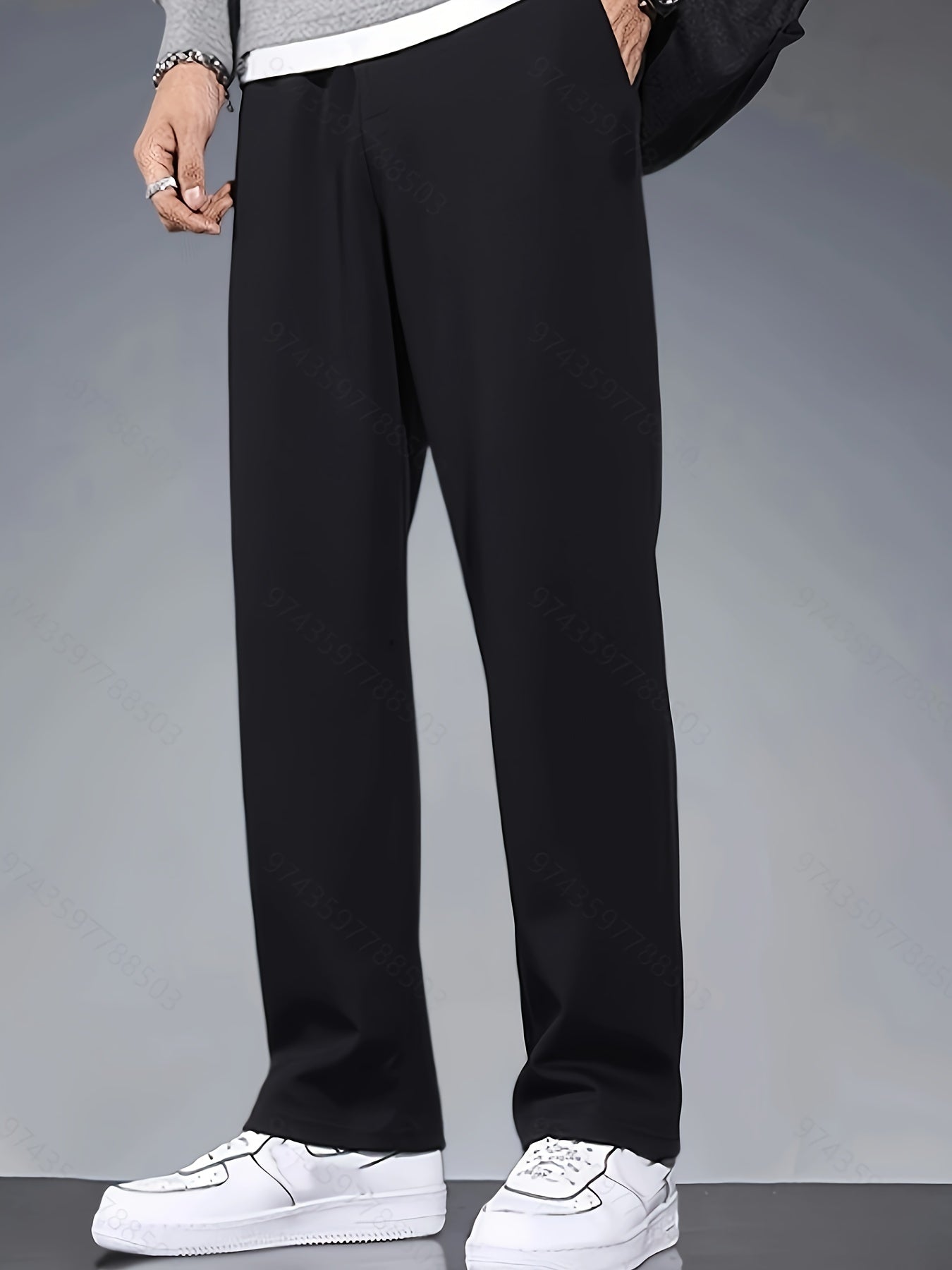 Men's Loose Stretch Pants Casual Outdoor Trousers