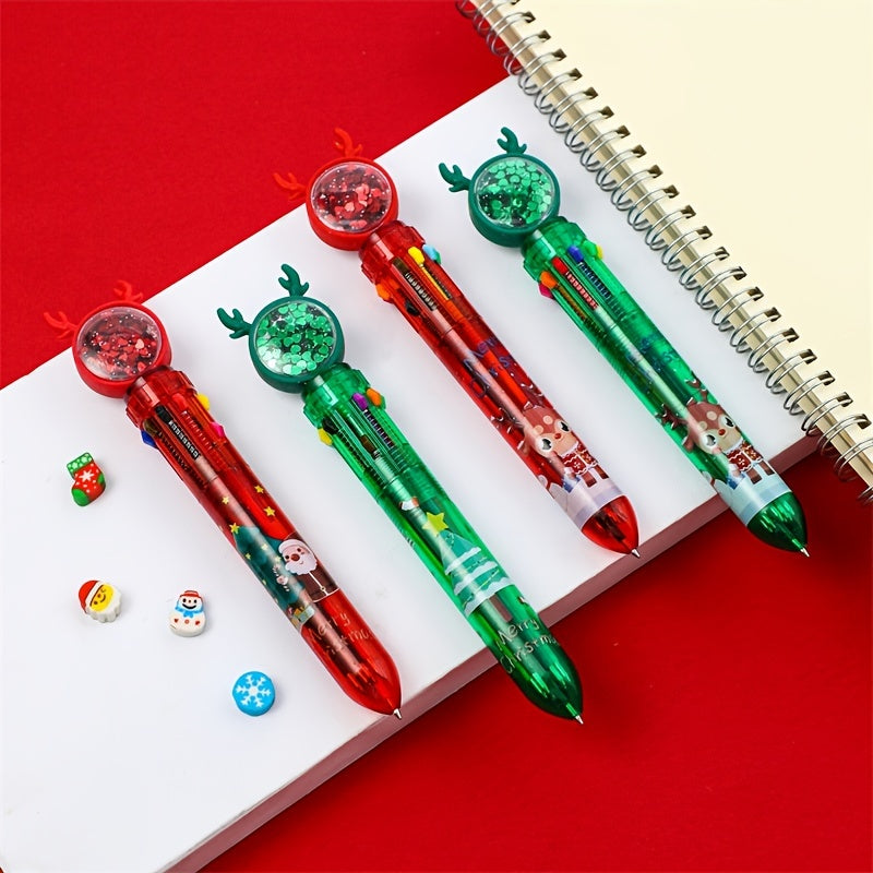 2pcs Christmas Ballpoint Pen Set for Students and Children
