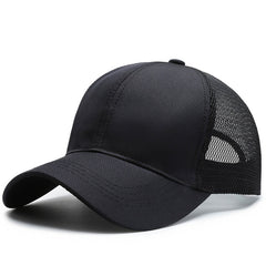 Outdoor Sports Solid Baseball Cap Sunscreen Mesh Cap