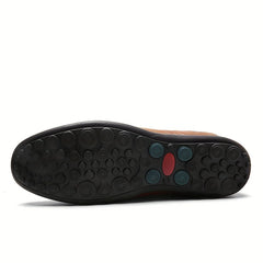 Men's Casual Formal Slip On PU Shoes Driving Shoes With Breathable Sole