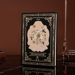 Vintage Literary Hand Account Books with 3D Cover Pages