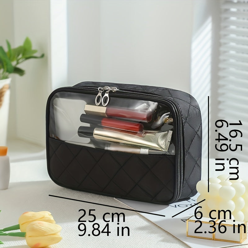 Clear Waterproof PVC Toiletry Bag Large Capacity Travel Organizer