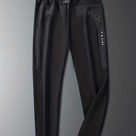 Men's Lightweight Sports Pants With Side Pockets Drawstring Waist
