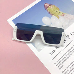 Half Frame Square Sunglasses UV Protection