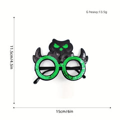Sequins Owl Glasses Halloween Christmas Gift