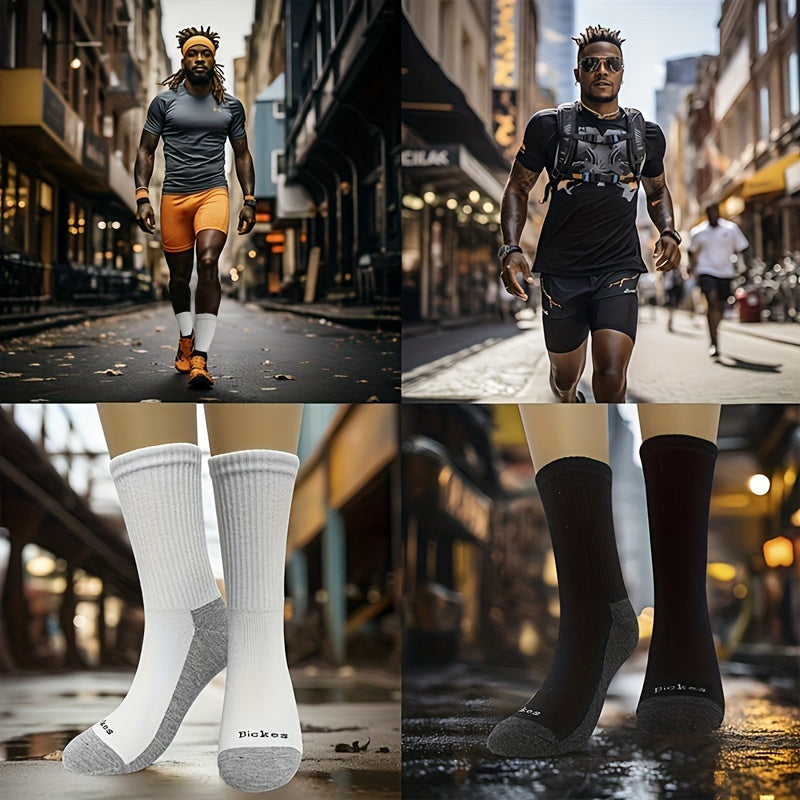 6 Pairs Unisex Casual Breathable Mid-calf Socks