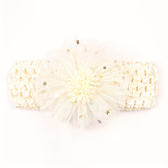 Artificial Flowers Decor Headband for Baby Girls