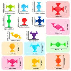 Textured Suction Toys Build Create Mold Bath Toys Hours Of Fun