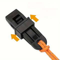 6pcs Outdoor Tent Canopy Windproof Fixed Clips Plastic Clip Safety Buckle