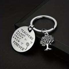 Teacher Keychain Thank You For Teacher Key Rings