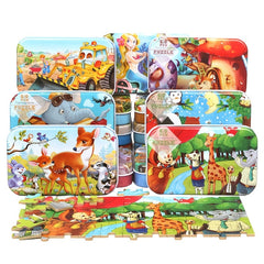 60pcs Cartoon Jigsaw Puzzle for Kids Educational Toys