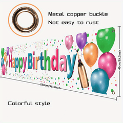 Happy Birthday Decoration Banner Party Flagging Background Banner