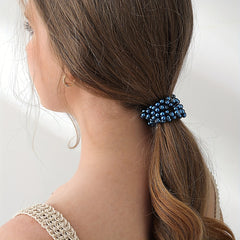 Baroque Hairband Faux Pearl Ponytail Holder