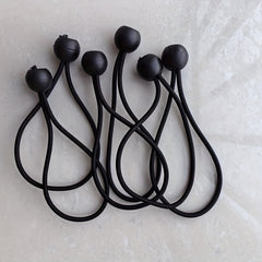 6pcs Plastic Ball Ropes Outdoor Tent Fixed Ball Rope Elastic Strap