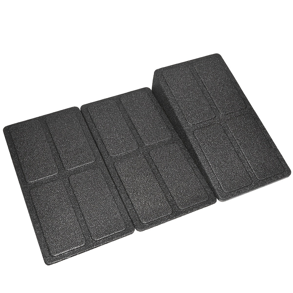 3pcs Incline Plate Set Deep Squat Heel Raise & Calf Raise Non Slip Board