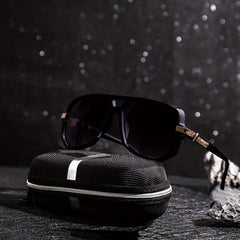 Men's Square Frame Sunglasses Steampunk UV Protection
