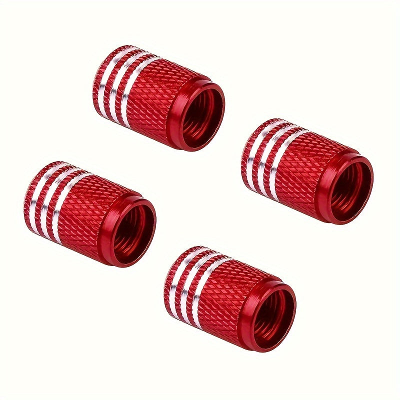 4pcs Colorful American Valve Cap Tire Dust Cap