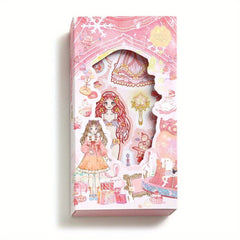 Adorable Girl Dress up Stickers for Crafts & Decoration