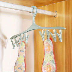 8-Clip Clothes Hanger Space Saving Laundry Drying Rack