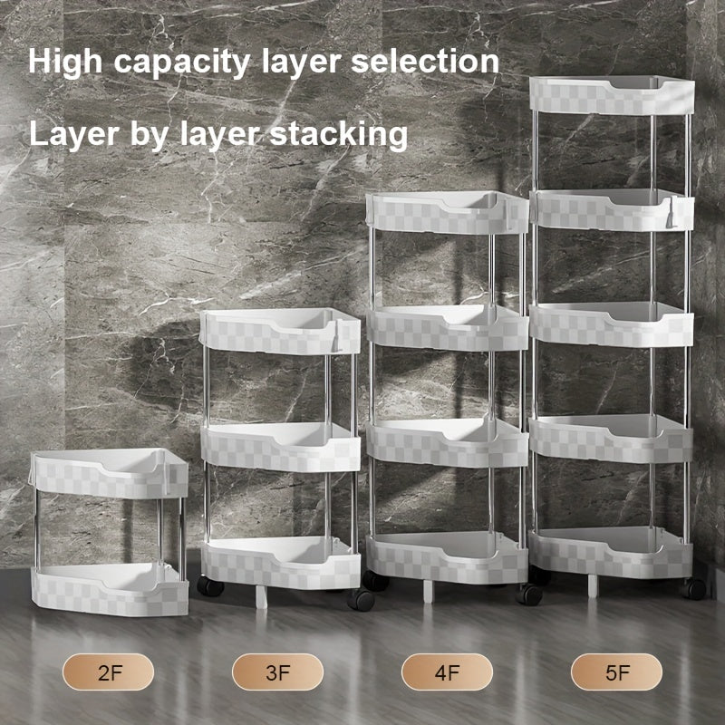 Bathroom Floor Storage Rack Kitchen Corner Rack