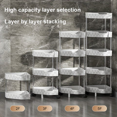 Bathroom Floor Storage Rack Kitchen Corner Rack