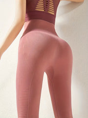 High Waist Yoga Pants Tummy Control Slim Fit Leggings