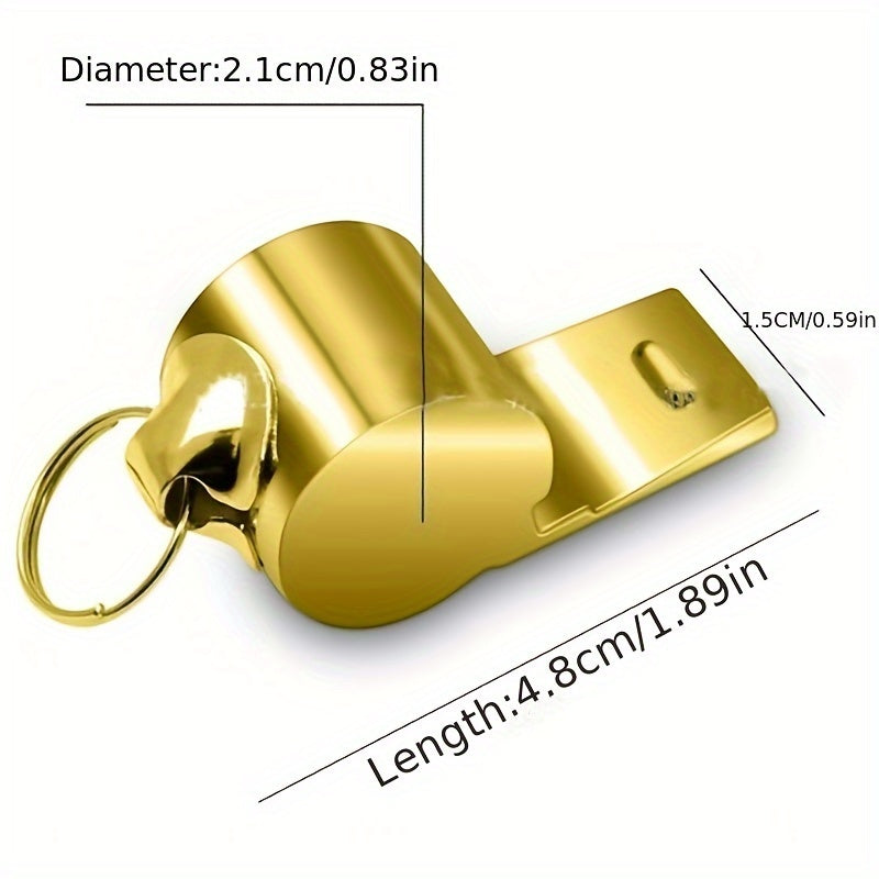 High Golden Whistle Lightning Sound Whistle Sports Lifesaving Whistle