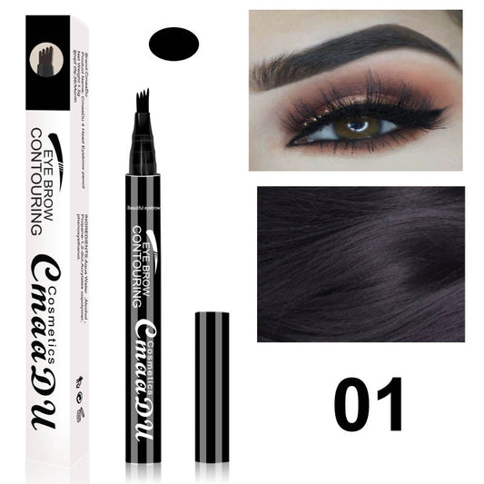 CmaaDu 4 Fork Eyebrow Pencil Waterproof Makeup