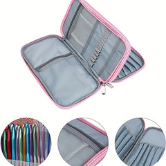 Knitting Needle Storage Box Portable Yarn Tote Bag Yarn Storage Bag DIY Supplies
