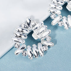 Rhinestone Shoe Flowers Wedding Bridal Buckles for Party Decoration