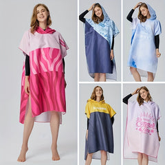 Quick Drying Hooded Beach Towel Microfiber Beach Towel With Hood