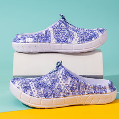 Women's Flower Pattern Waterproof Summer Clogs Garden Slippers