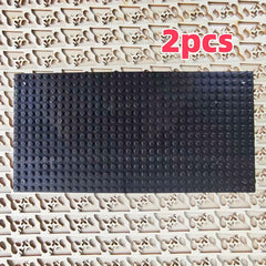2pcs Small Particle Building Blocks Wall Base Plate Universal Base Plate