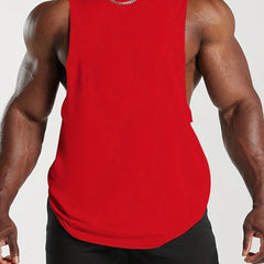 Men's Sleeveless Sport Vest Tank Top for Workout Training Gym