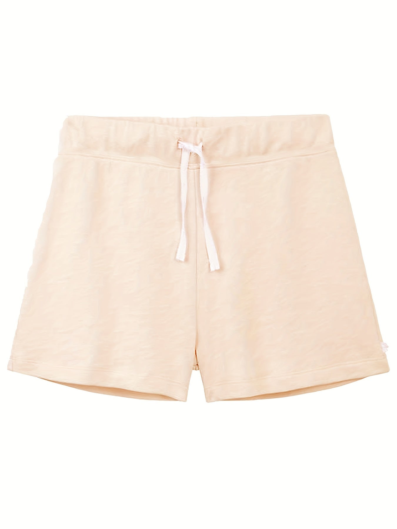 Women's Elastic Drawstring High Rise Shorts