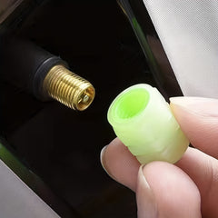 4 Packs Car Tire Luminous Valve Cap Small Valve Cap
