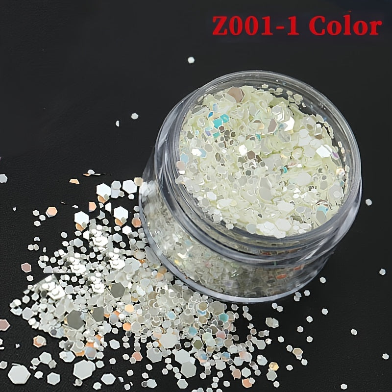 Glow In The Dark Holographic Body Glitter - Sparkle Makeup