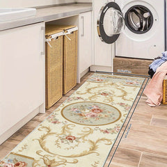 Vintage Floral 2'X10' Runner Rugs Traditional Laundry Room Rug