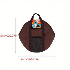 Portable Cast Iron Pot Storage Bag for Camping and Barbecue