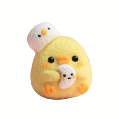 Wool Felt Duck DIY Material Package - Creative Gift or Ornament Pendant