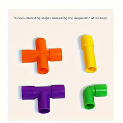 50pcs Building Blocks Water Pipe Educational Toy