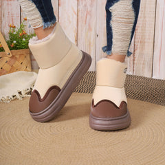 Women's Winter Snow Short Boots Plus Velvet Thick Warm Anti Slip Wear Resistant