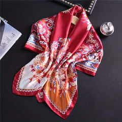 Satin Hairscarf Silk Feeling Sexy Bustier Multiple Wearing