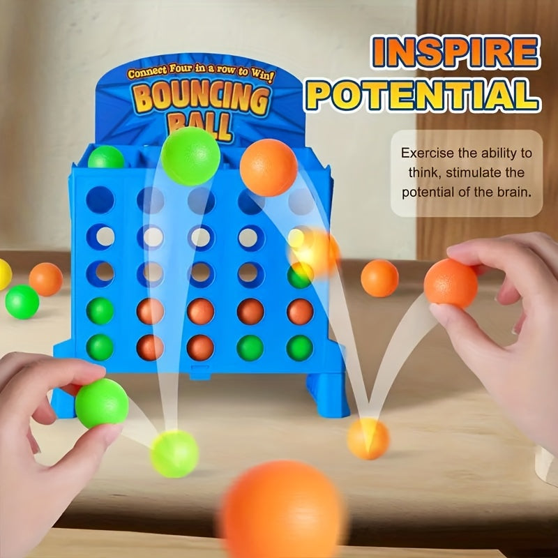 2 Player Bouncing Ball Game Family & Party Fun Toy with Colorful Balls