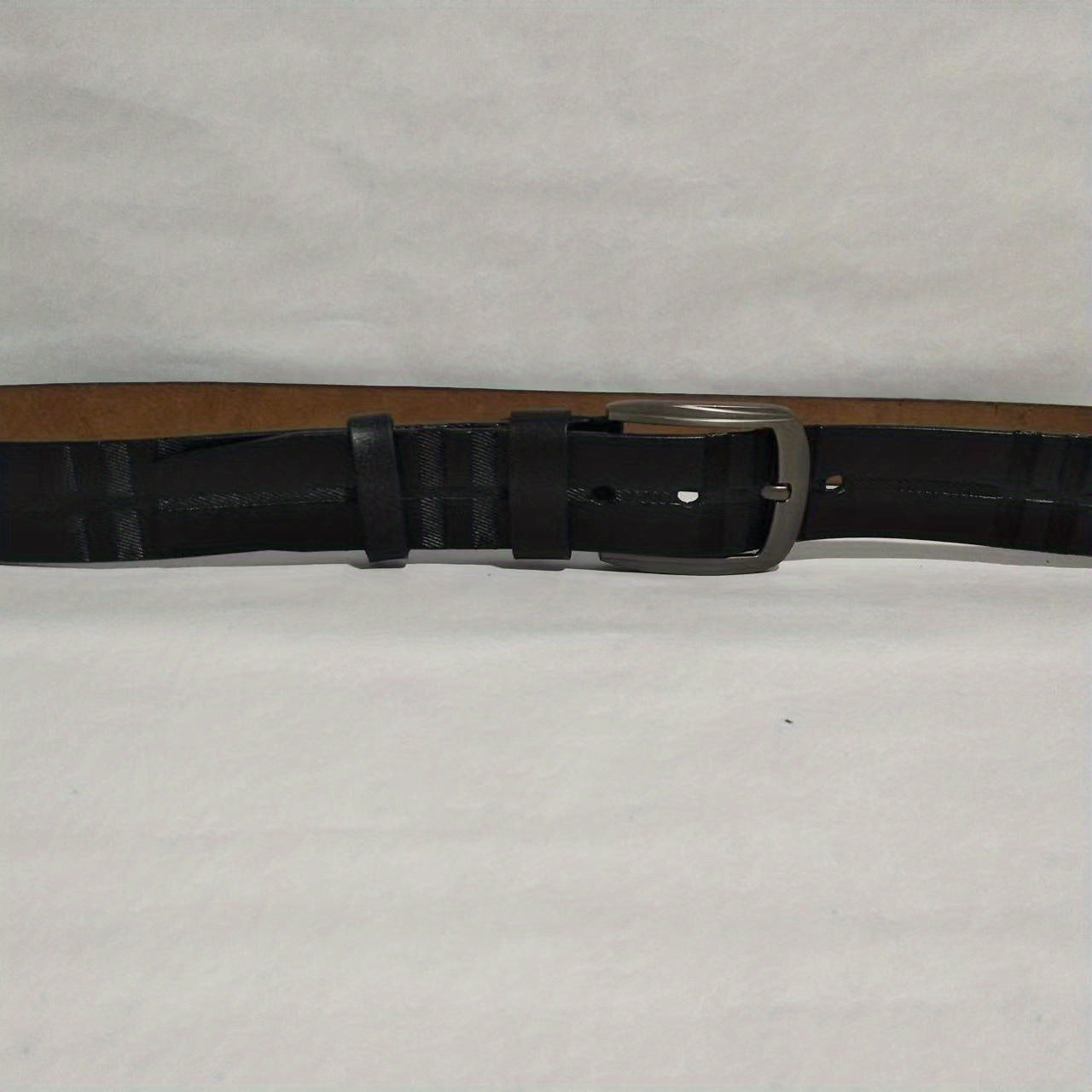 Men's Leather Belt Pin Buckle Waist Strap Casual Jeans Belt